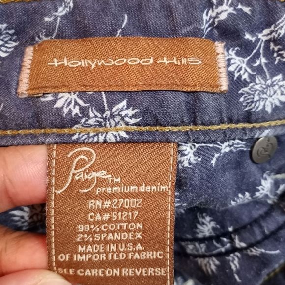 Paige Hollywood Hills Bootcut & Crop Jeans Lot Size 29 Medium Washout Blue - Picture 5 of 14